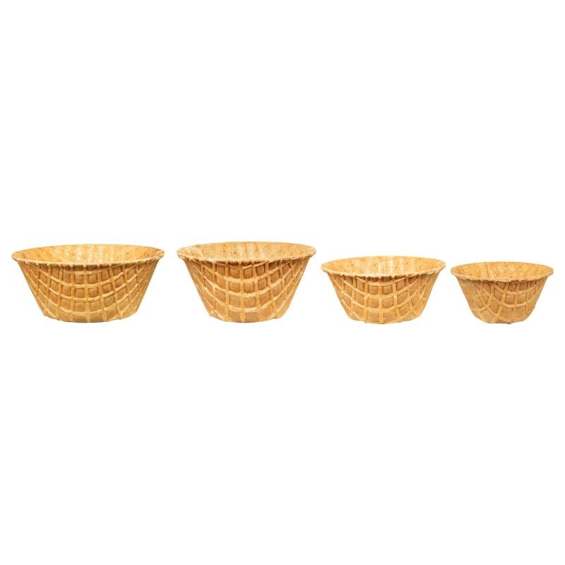 Coupes gaufrette 2 boule