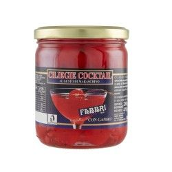 Fabbri - Cerises à queues confites au sirop 470 g