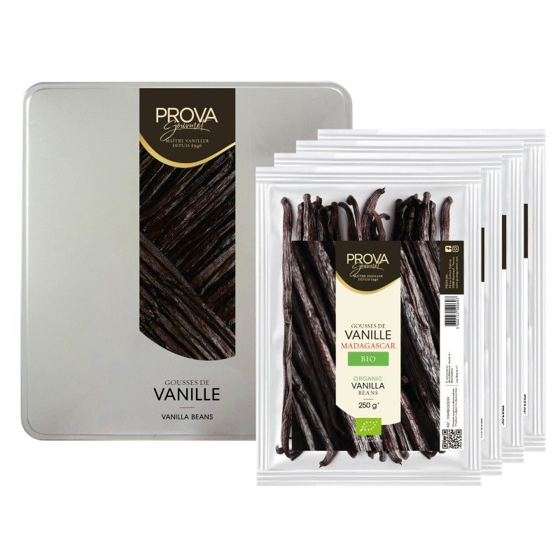 Gousses de vanille Bourbon 250g Bio