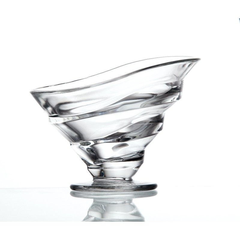 Coupe à glace basse 25 cl en verre transparent Coupe à glace basse 25 cl en verre transparent