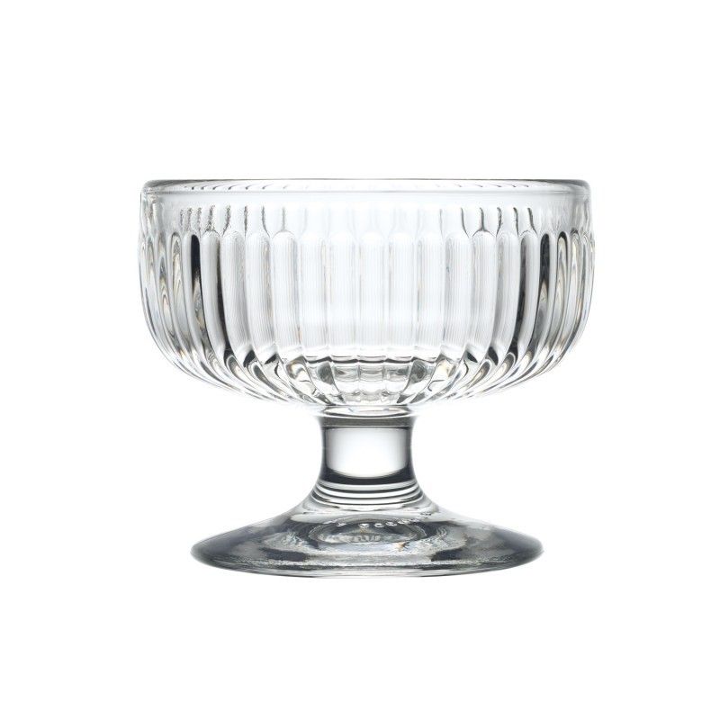 Coupe à glace 23 cl en verre transparent élégant