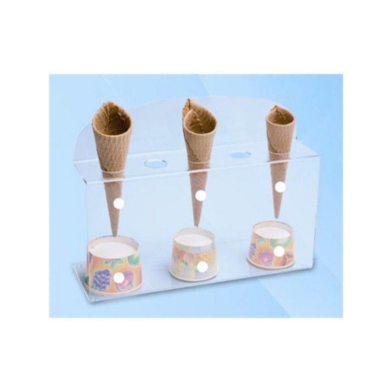 Présentoir 5 trous cornets et pots [product.brand] 2 - Univers du glacier 