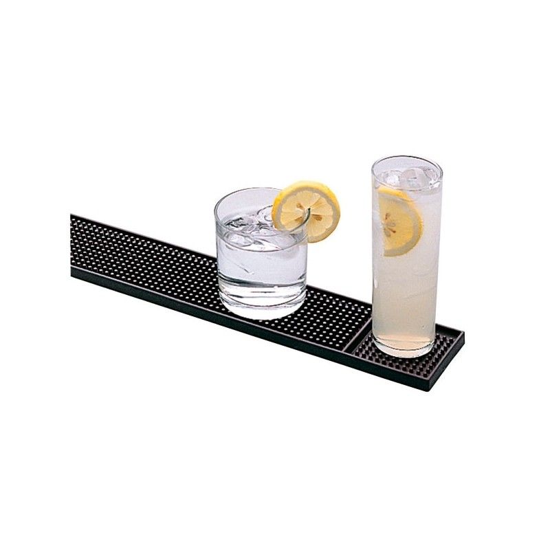 Tapis de bar noir