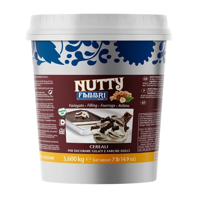 Marbrage nutty céréales