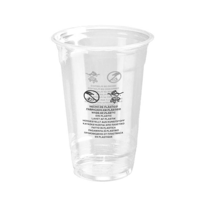 Verre kristall biodégradable 400CC