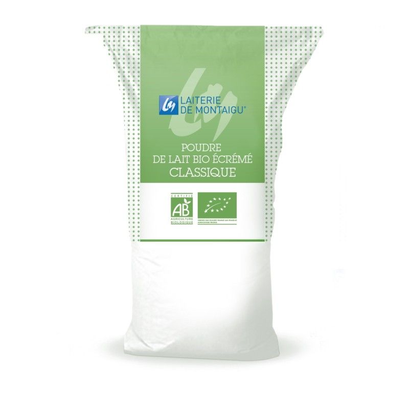 Poudre de lait écrémé 0% Bio*