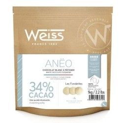 Couverture chocolat blanc anëo 34%