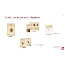 Plateaux en bois et verres pour service Illycrema