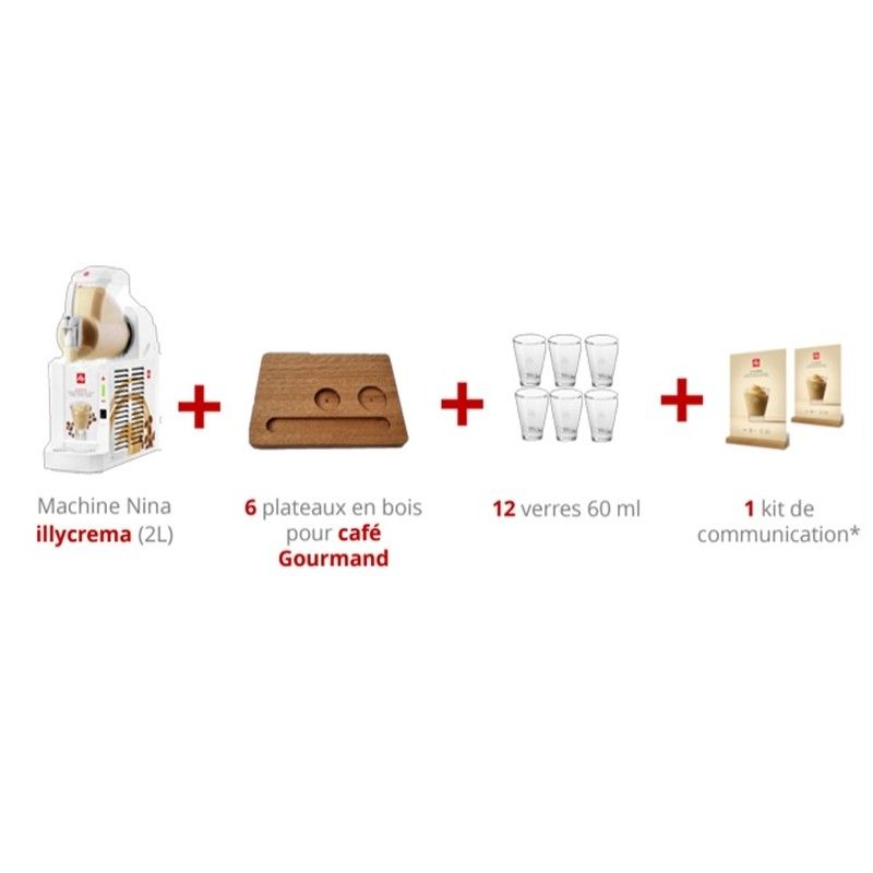 Machine Illycrema pour crème glacée au café