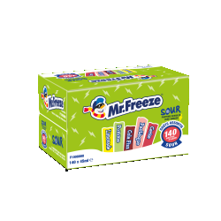 Mr Freeze assortiment acidulé 140x45ml