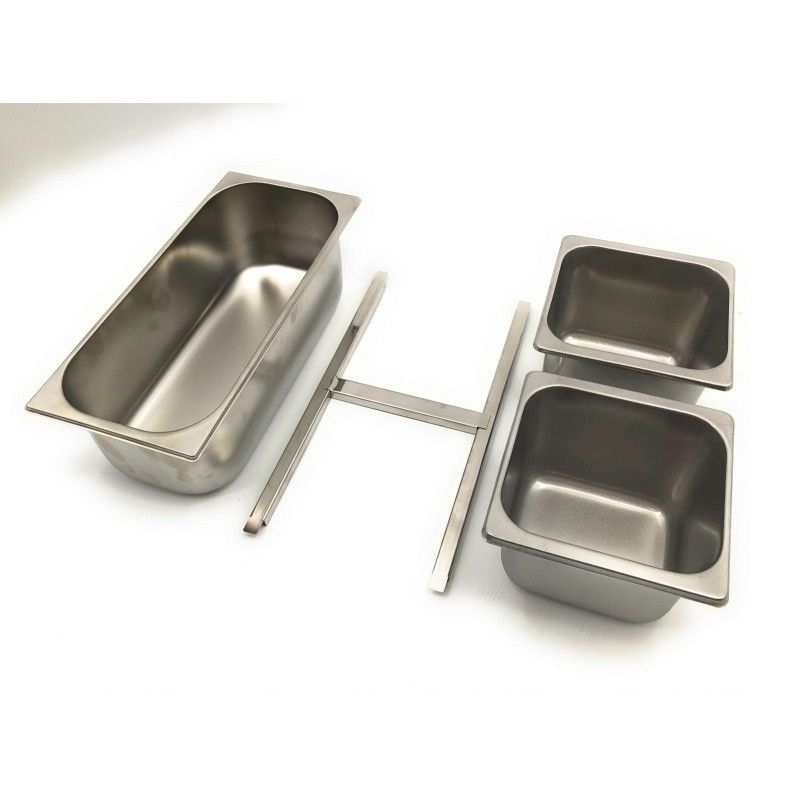 Réglettes pour bacs inox