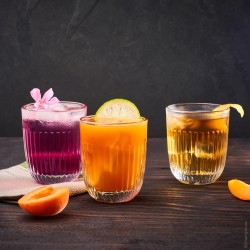 Gobelet en verre pressé 26cl design breton