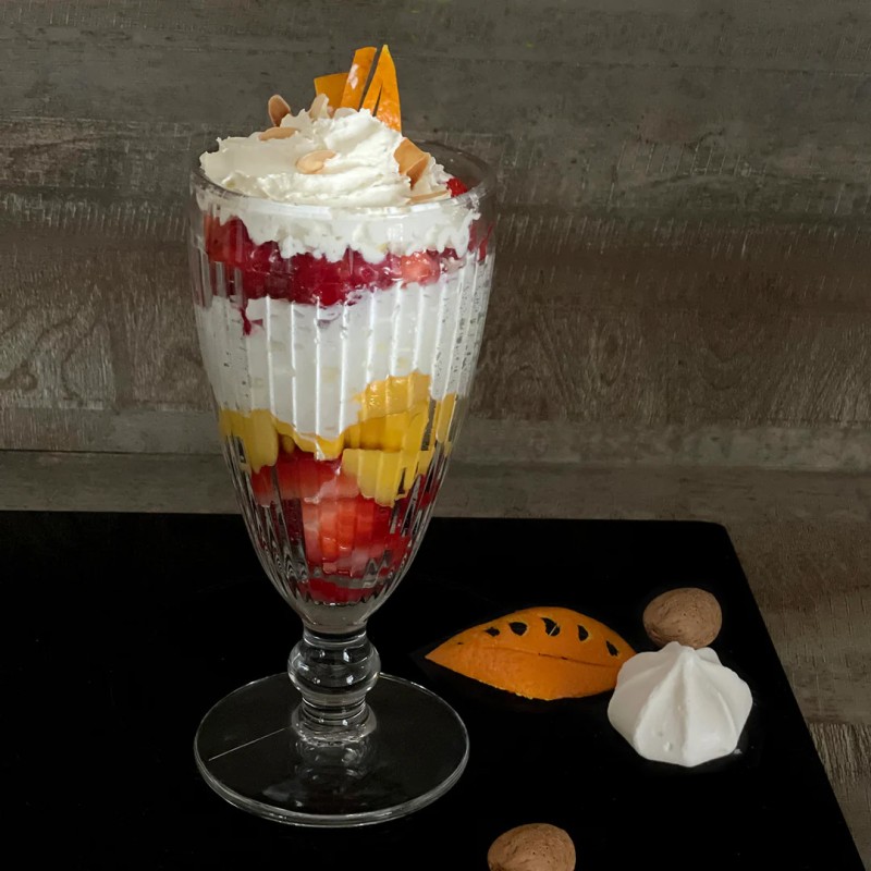 Coupe en verre 29 cl pour desserts et glaces
