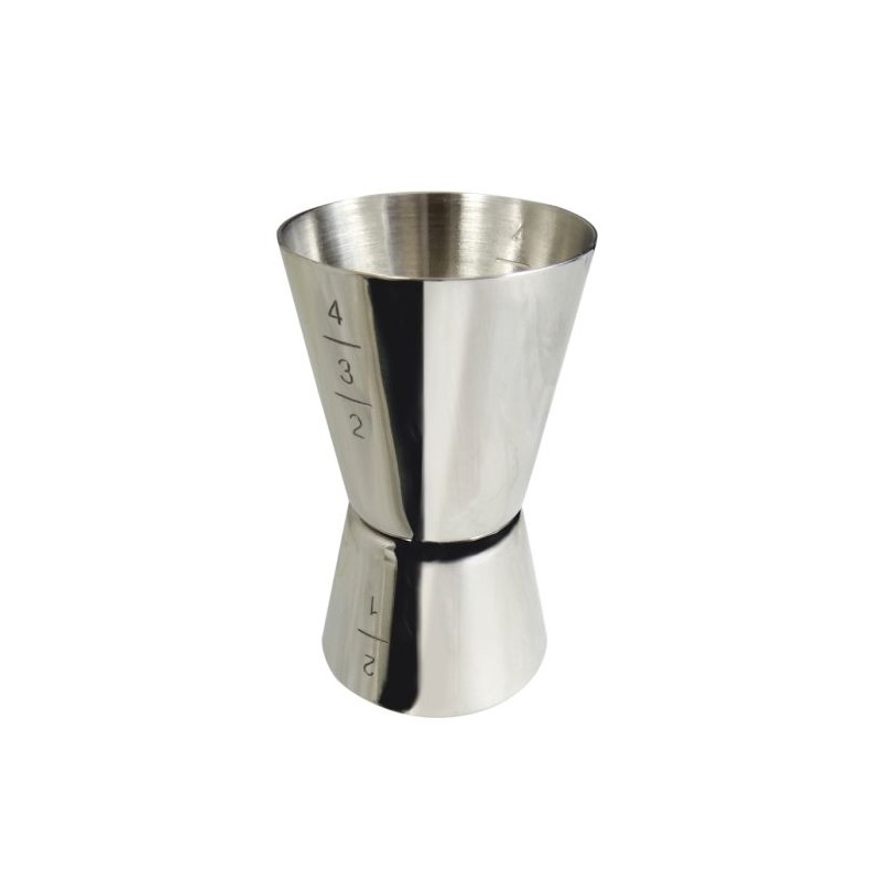 Double mesure à alcool inox
