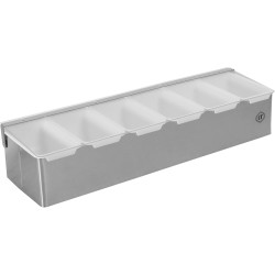 Distributeur inox 6 compartiments - Louis Tellier