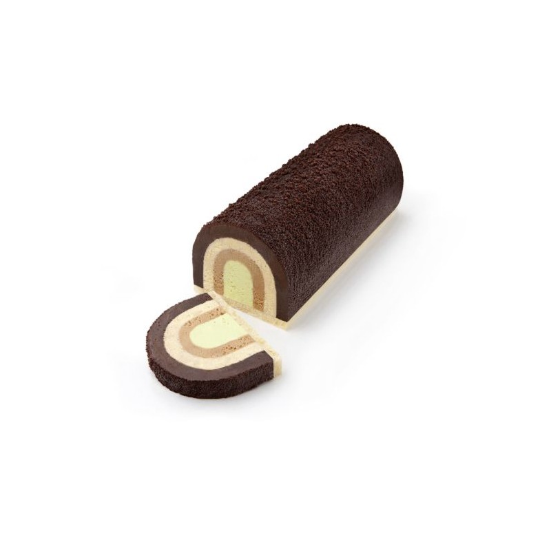 Lot de 3 raclettes à bûche - inox - Gobel