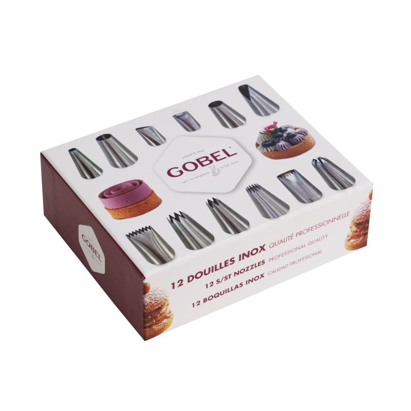 Coffret 12 douilles inox - GOBEL