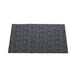 Tapis relief texture arabesque