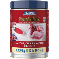 Marbrage Framboise, graines de chia  et noix de cajou