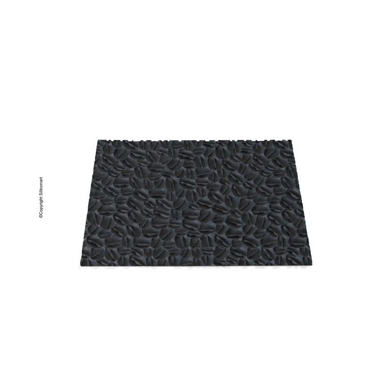 Tapis relief texture café