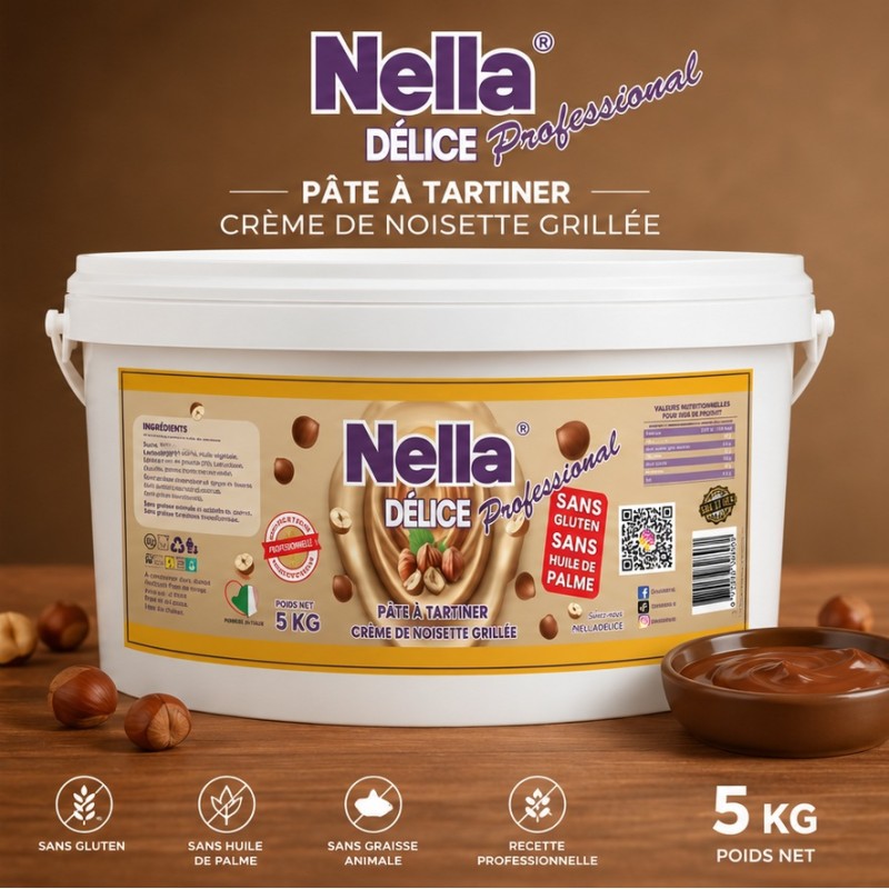 Pâte à Tartiner Crème de Noisette Type Bueno Nella Délice
