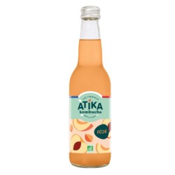 ATIKA Kombucha Pêche 33cl x12 Bio