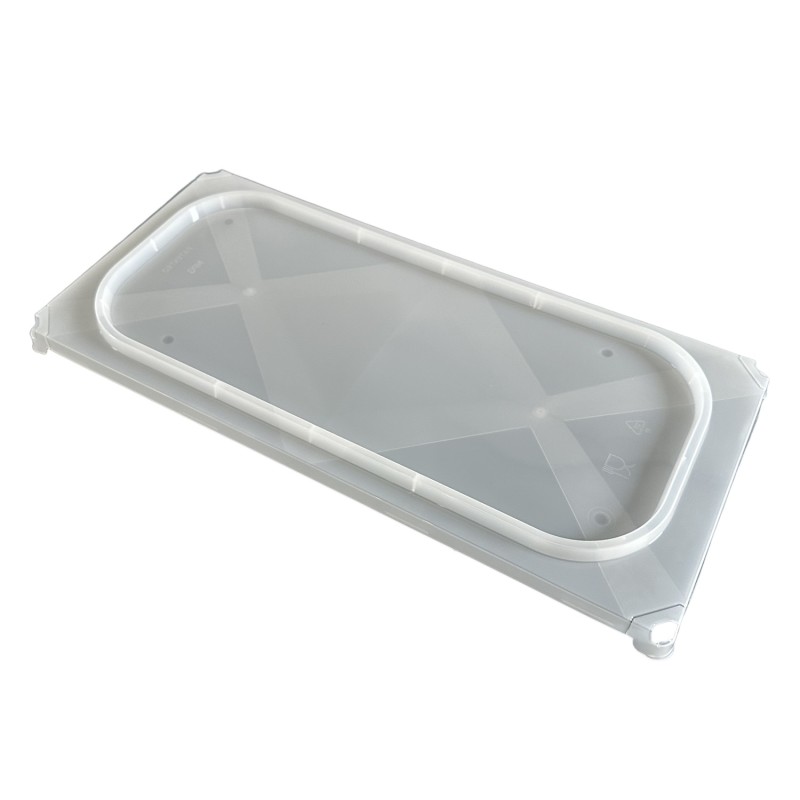 Couvercle plat (PP) pour bac à glace 4,75l