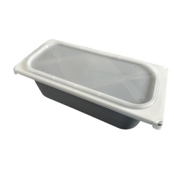 Couvercle plat (PP) pour bac à glace 4,75l
