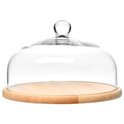 Assiette avec cloche Glamour