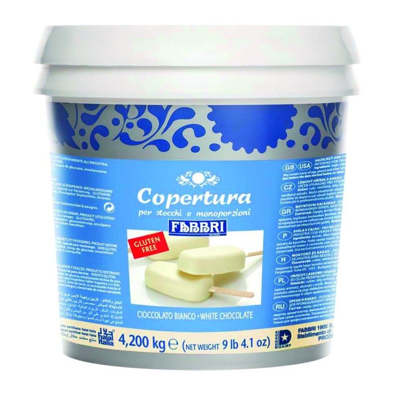 Couverture chocolat blanc