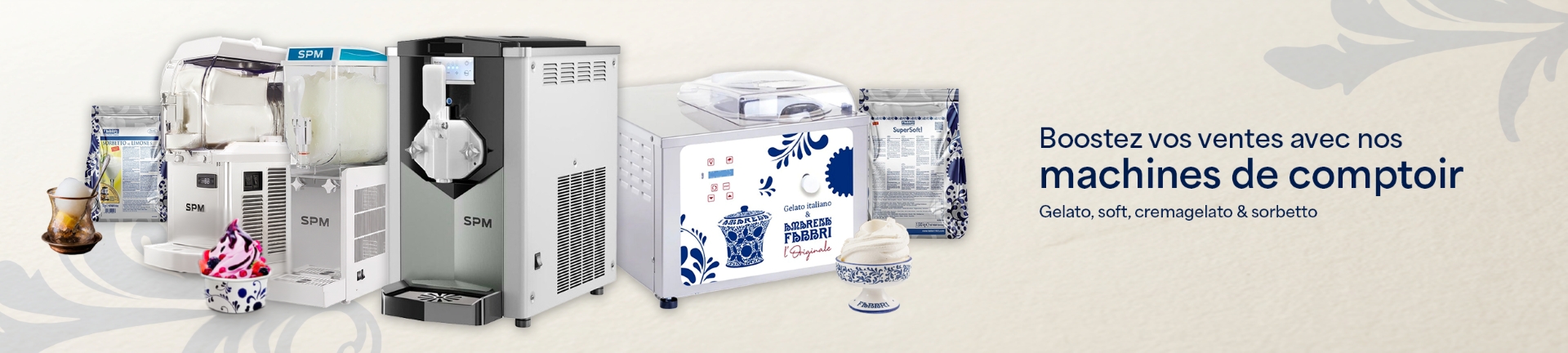 machines de comptoir